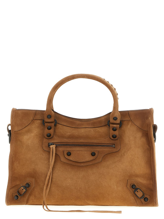 Le City Bag M Hand Bags Brown