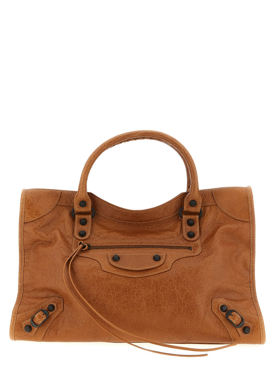 Le City Bag M Hand Bags Brown