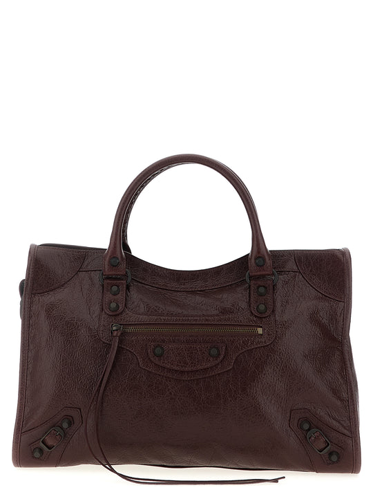 Le City Bag M Hand Bags Bordeaux