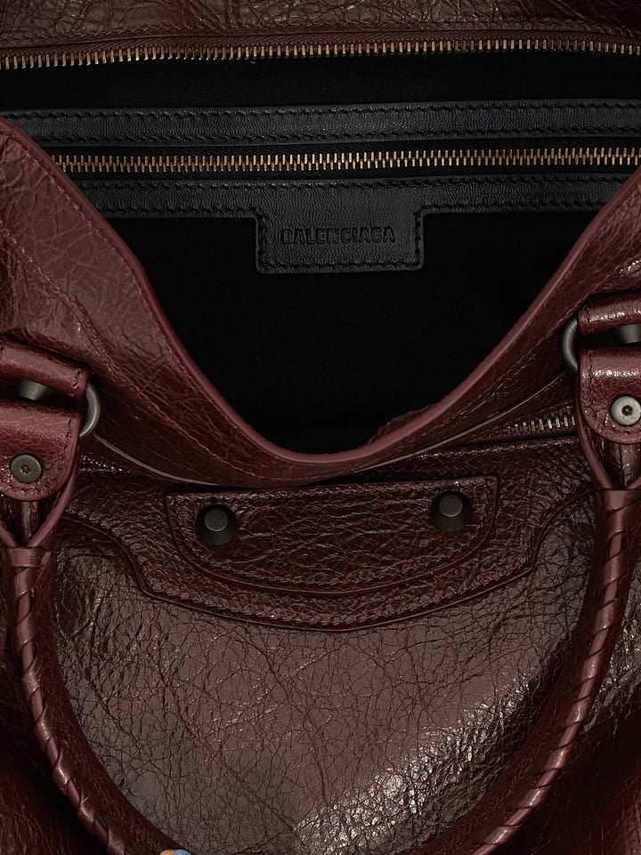 Balenciaga Le City Bag M Hand Bags - Bordeaux | b7adc0b135707e6f7acf84d29f3acdd5eb9dc63e