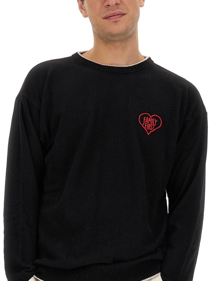 Family First Sweaters - Black | Wanan Luxury