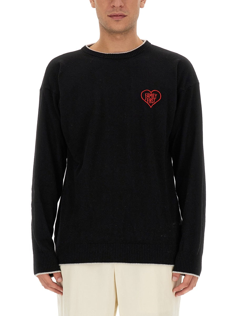 Family First Sweaters - Black | Wanan Luxury