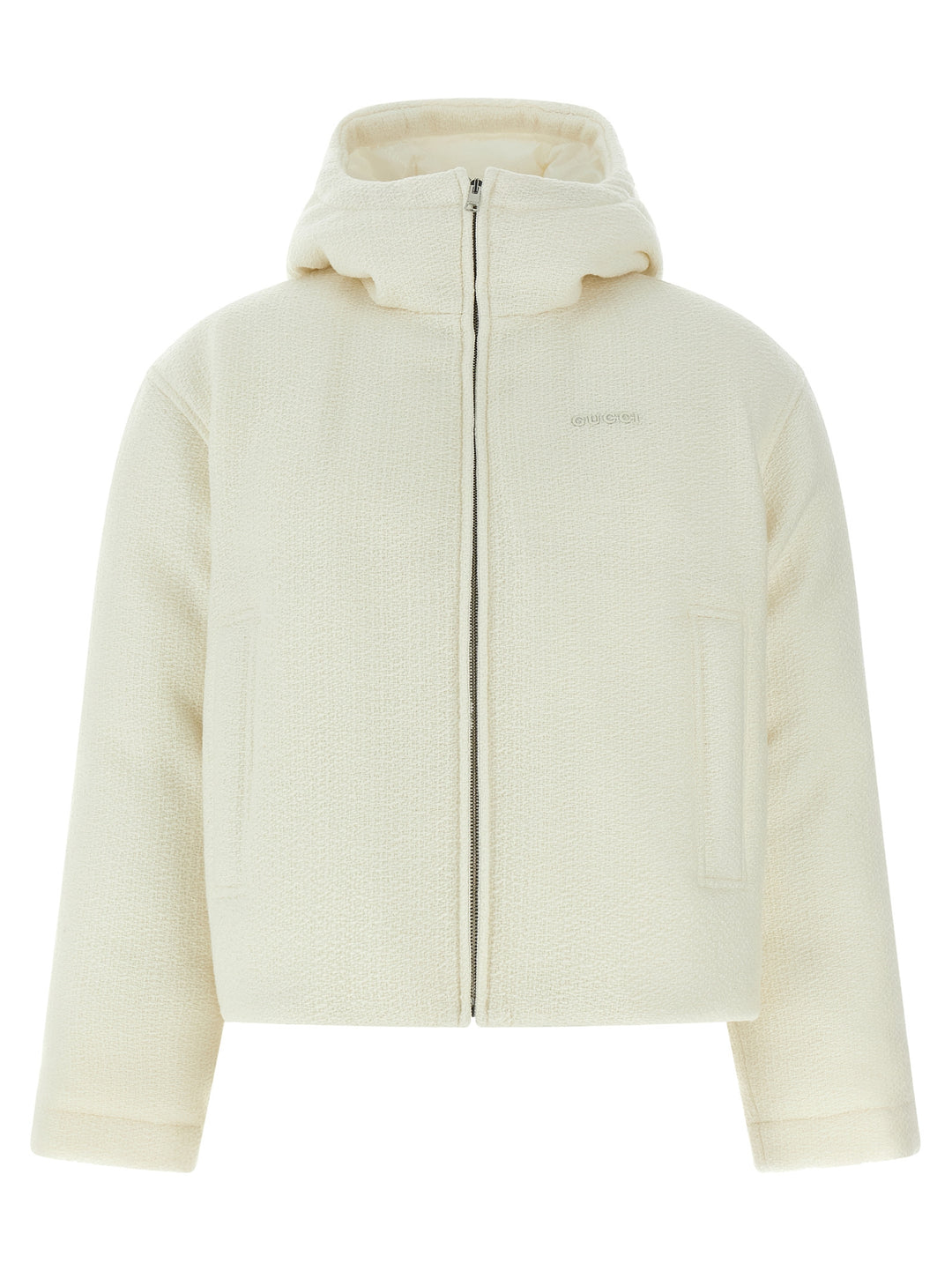 Gucci Bouclé Wool Jacket Puffer Jackets - White | 5ff0161729180e687d10231e0eda37a094ec1640
