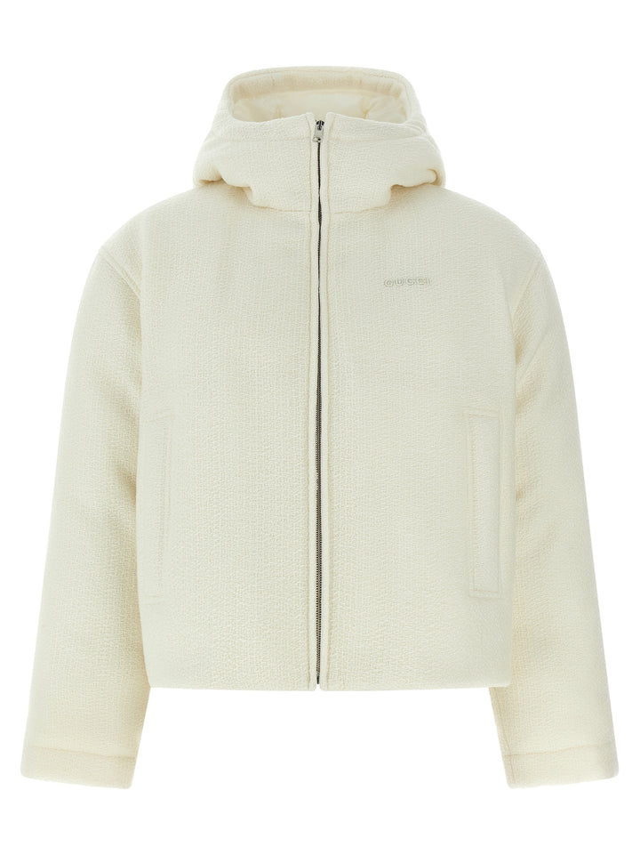 Gucci Bouclé Wool Jacket Puffer Jackets - White | 5ff0161729180e687d10231e0eda37a094ec1640