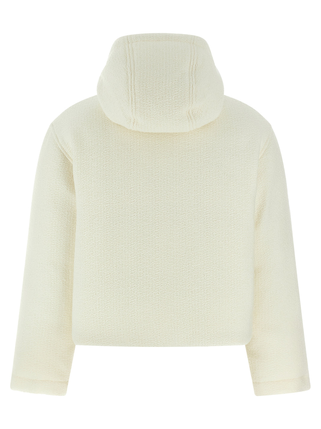 Gucci Bouclé Wool Jacket Puffer Jackets - White | 2543e4edc9fb6b8743ea50b9533ac9d6aa244972