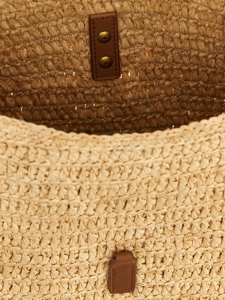 Saint Laurent Le 5 À 7 Shoulder Bags - Beige | 75936539e39dfa34246d83be447ec1181dcc9d28