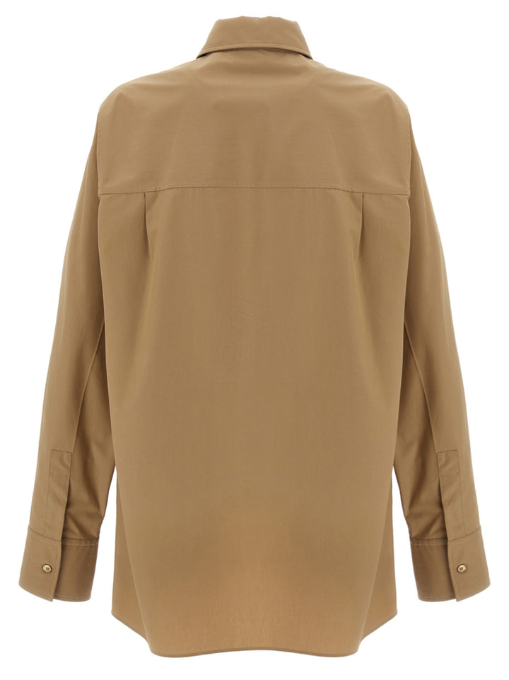 Gucci Embossed Logo Shirt Shirt and Blouse - Beige | 2b31eea466e393dd205352d5278aaa5377cca6f4