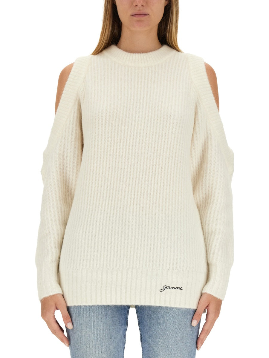 Ganni Sweaters - White | Wanan Luxury