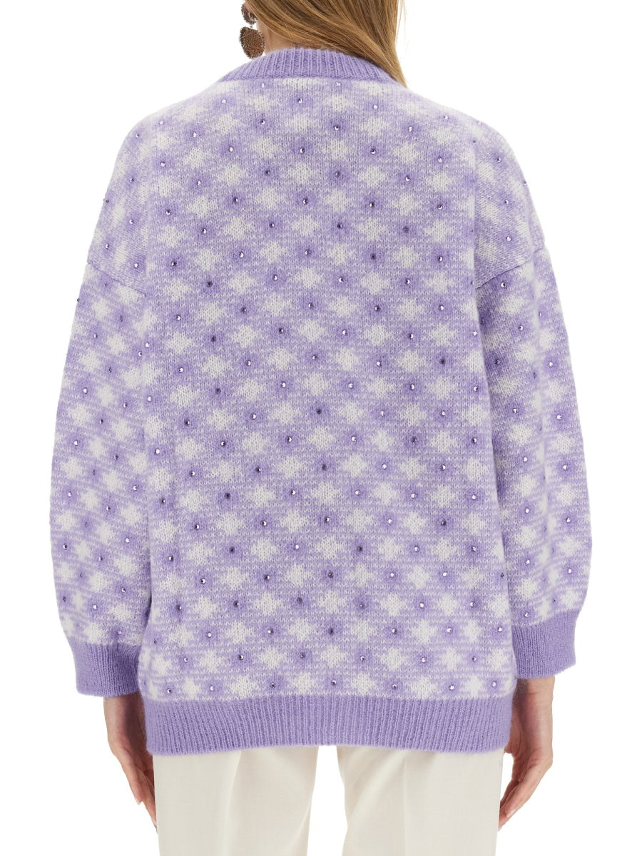 Alessandra Rich Sweaters - Lilac | Wanan Luxury