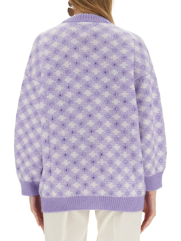Alessandra Rich Sweaters - Lilac | Wanan Luxury