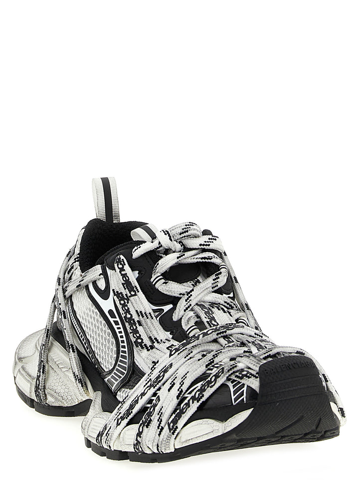 Balenciaga 3xl Extreme Laces Sneakers - White/Black | 8ceb4f5935d5441788fe6c5ff1e8c8bdc0cc8d8e