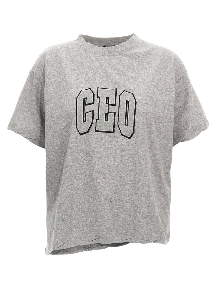 Balenciaga Ceo Team Logo T-shirt - Gray | bd86dd4c6d44572fdac4146bcdbcb416be0da809