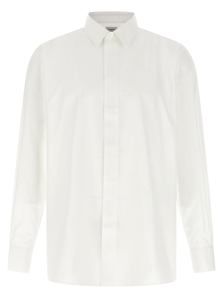 Saint Laurent Cassandre Shirt and Blouse - White | 000a6de84cdf9f37e1dcaf75277a5b6ad53cd94c