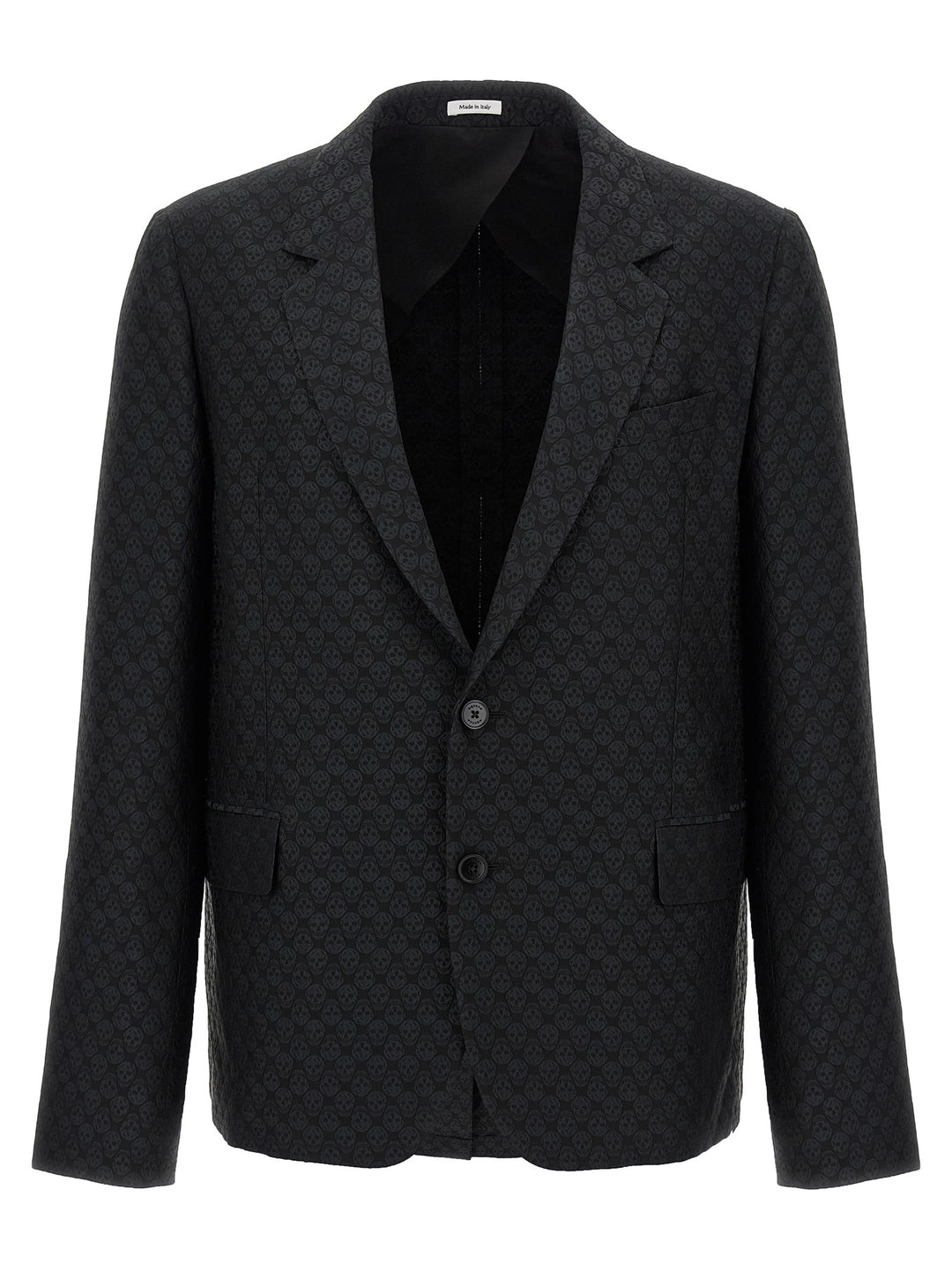 Mcqueen Skull Blazer - Black | 4494f5a8448a00f8e3d9d04ec6e54d653f03da65