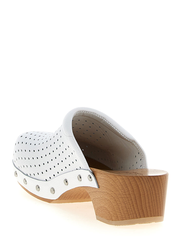 Balenciaga Clog Flat shoes - White | 00b0de32301f0e60d7ab063c85b8d37a7fc4e063