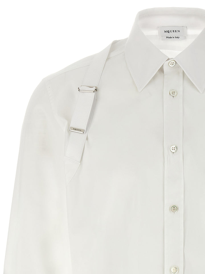 Mcqueen Harness Shirt and Blouse - White | 6e4a993614b998edd64005e87a9ae200fa70abbf