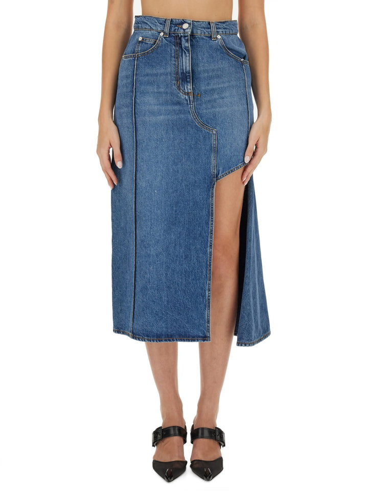 Alexander McQueen Skirts - Blue | Wanan Luxury