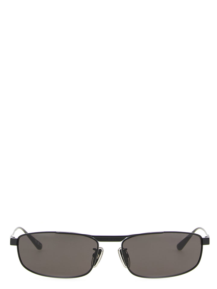 Balenciaga Tag 3.0 Rectangle Sunglasses - Black | 36c1614824b4f45ac4f88fbc523f8fbf6dd8b818