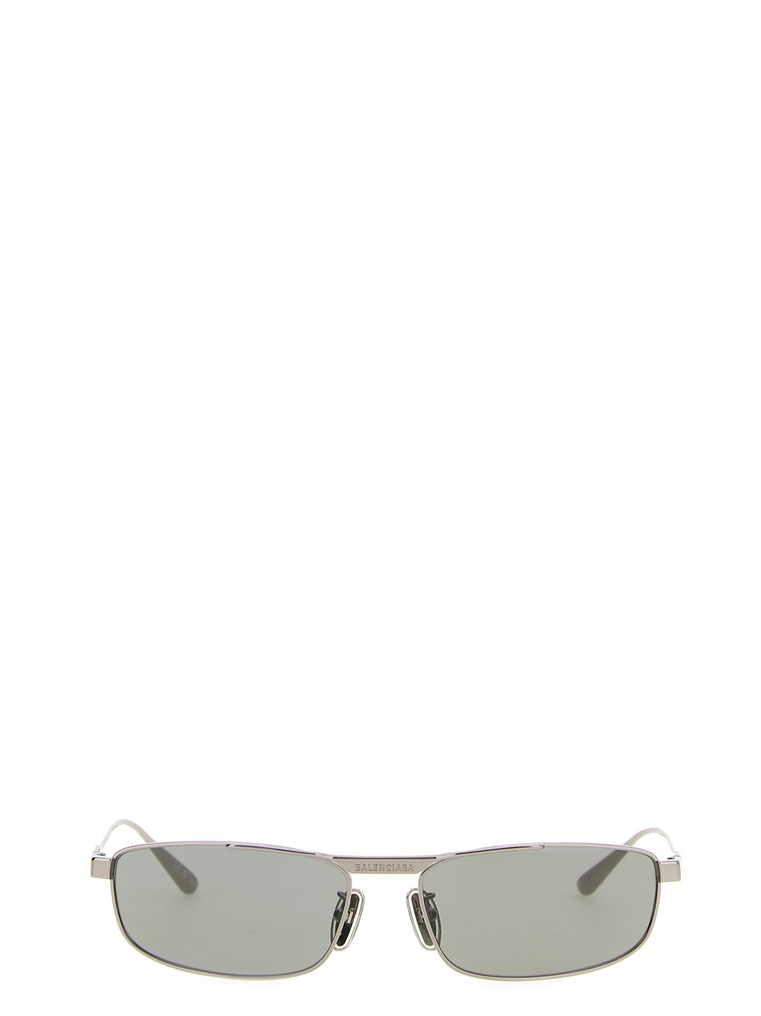 Balenciaga Tag 3.0 Rectangle Sunglasses - Gray | 4f87d6f52179b3ff7536bc4e4c0b27f4d5e381a4