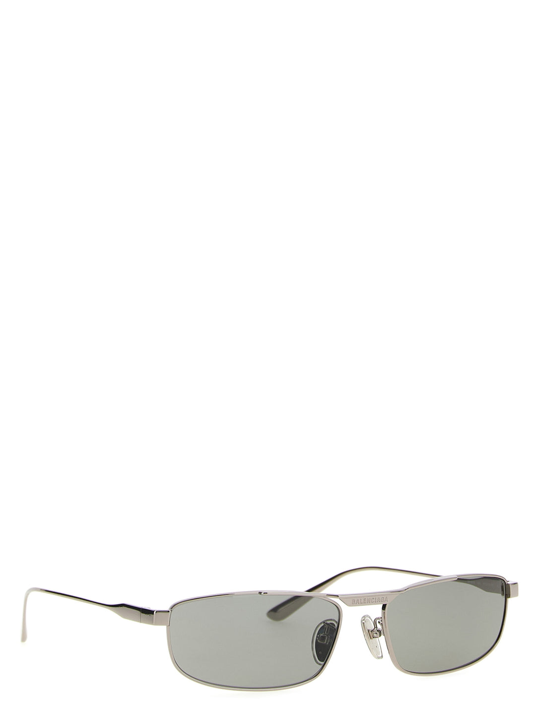 Balenciaga Tag 3.0 Rectangle Sunglasses - Gray | 720d3d47df5c837451db1ac1690235a2627d5008