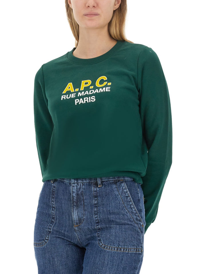 A.P.C. Sweatshirts - Green | Wanan Luxury