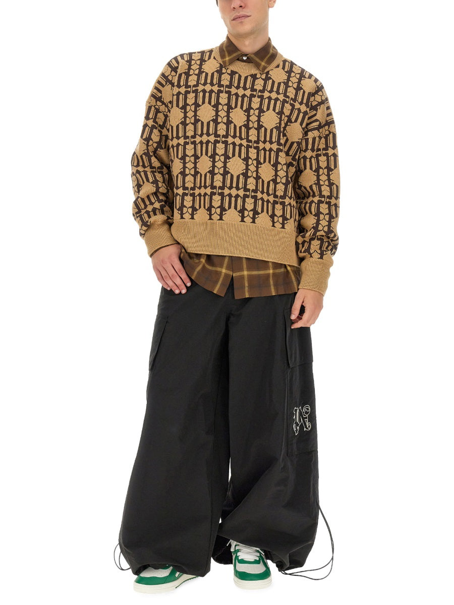 Palm Angels Sweaters - Beige | Wanan Luxury