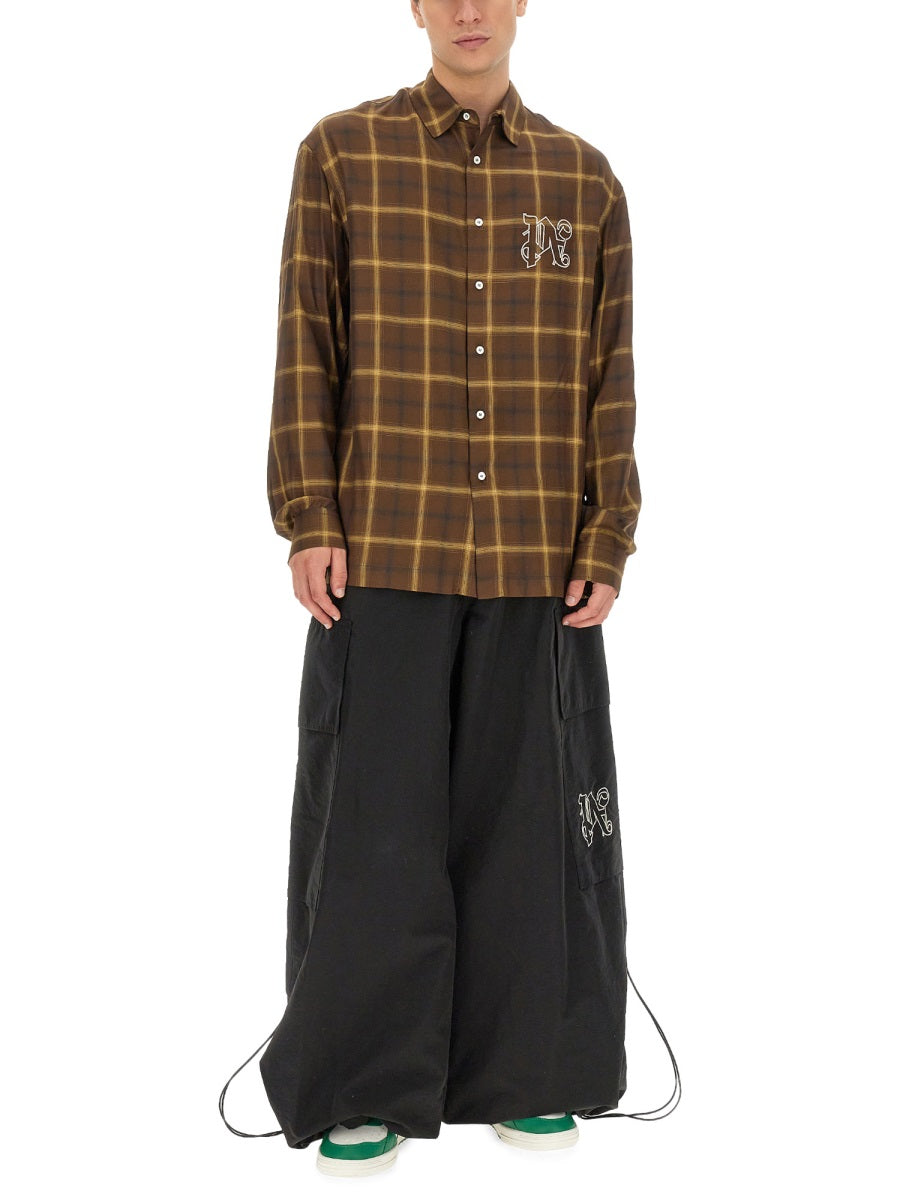 Palm Angels Shirts - Brown | Wanan Luxury