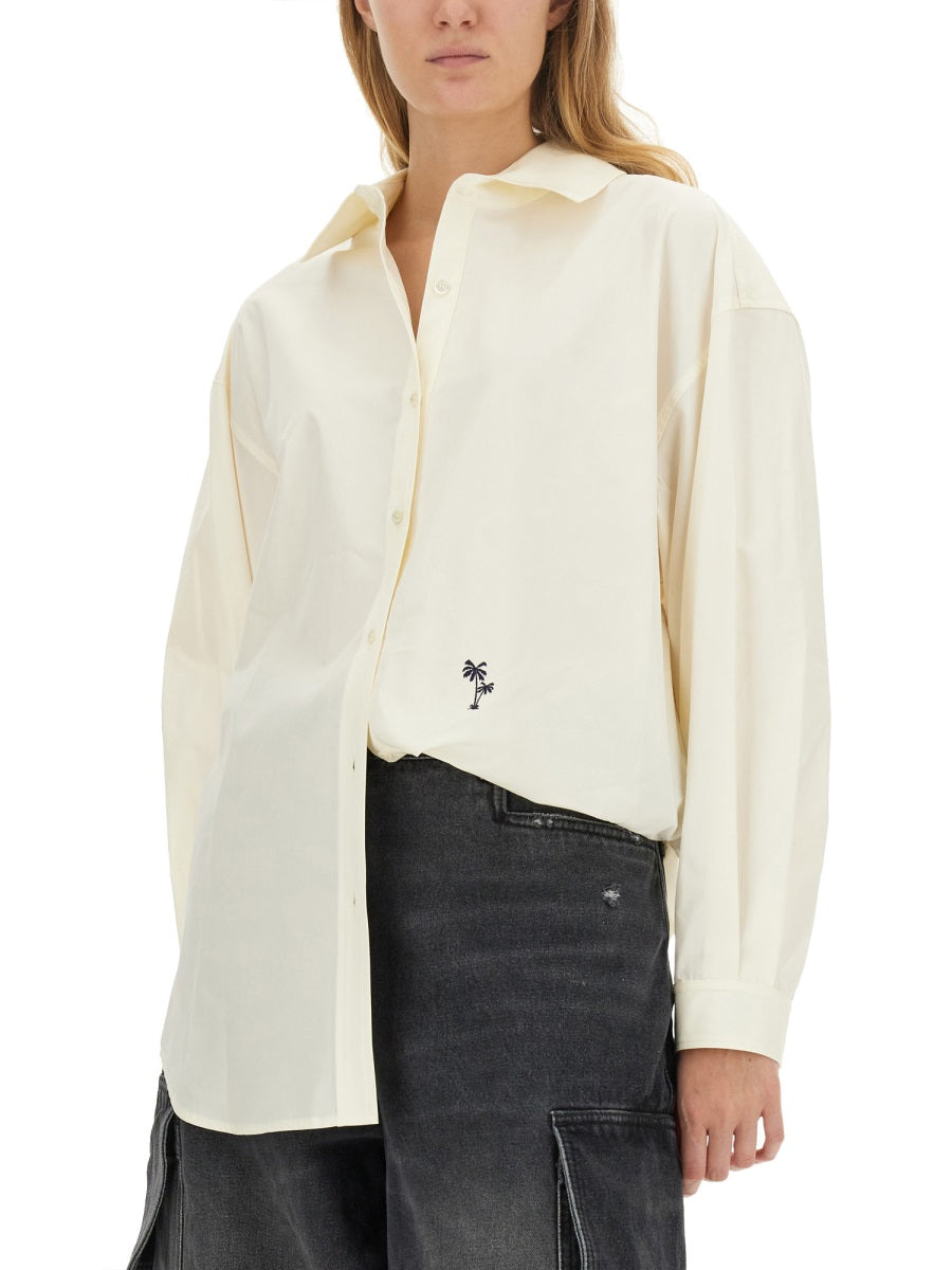 Palm Angels Shirts - White | Wanan Luxury