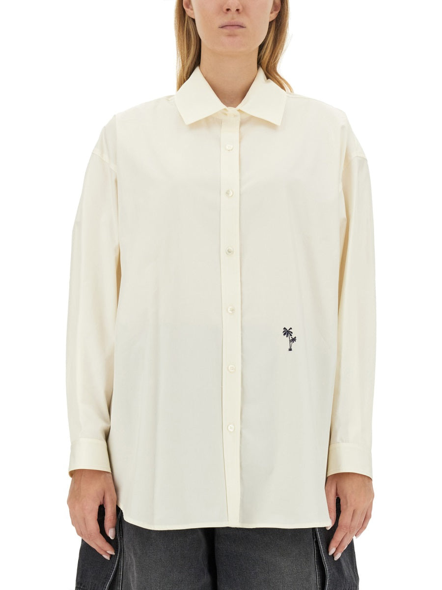 Palm Angels Shirts - White | Wanan Luxury