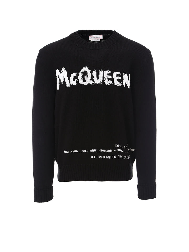 Alexander Mcqueen Sweaters - Blacks and greys | 87f0a8c3cd4aaa510e261f57fee36a2da7a919d0