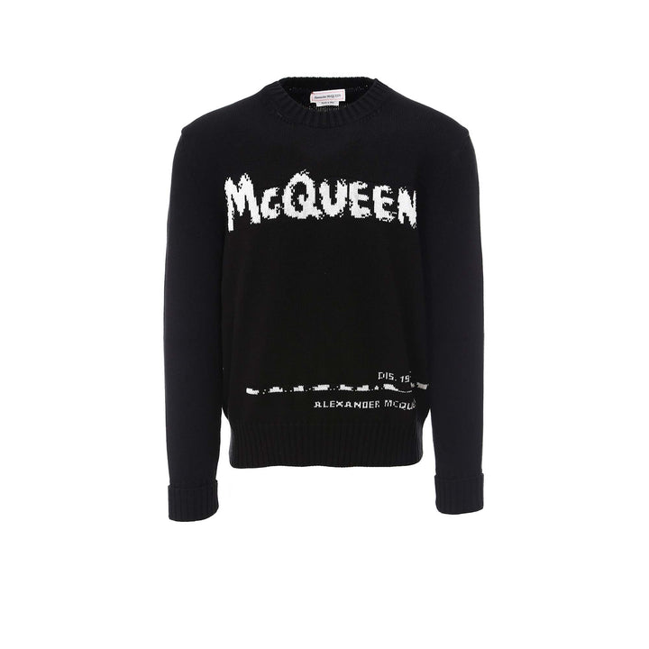 Alexander Mcqueen Sweaters - Blacks and greys | dfa840baa5518b215aa4bbd7c033d139e8deb924