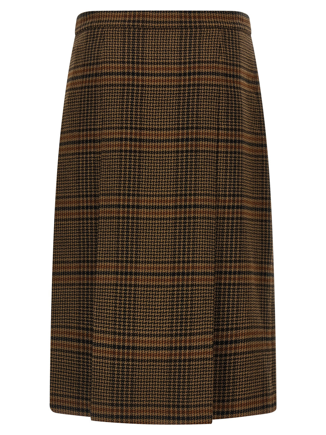 Saint Laurent Prince Of Wales Skirt Skirts - Brown | e987d1f203d7017c9352cb327f04fe6f21d36e2d