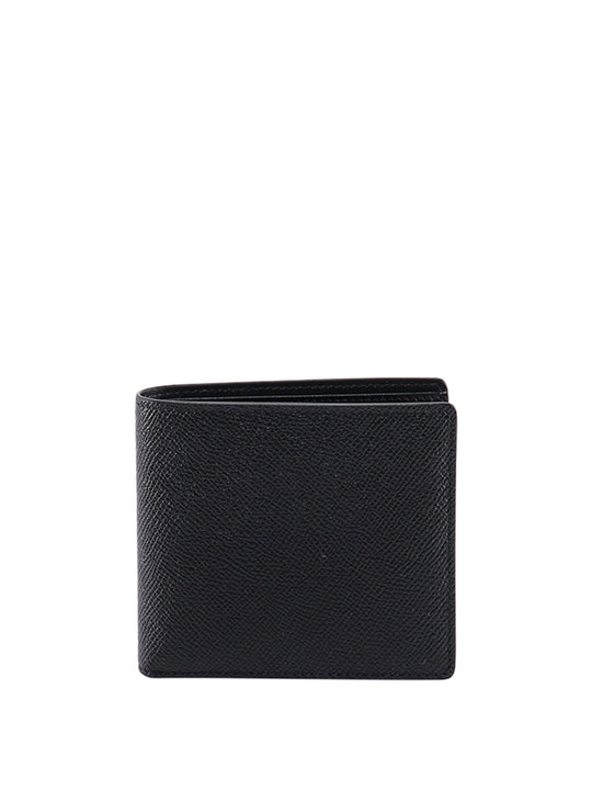Leather Wallet With Iconic Stitching