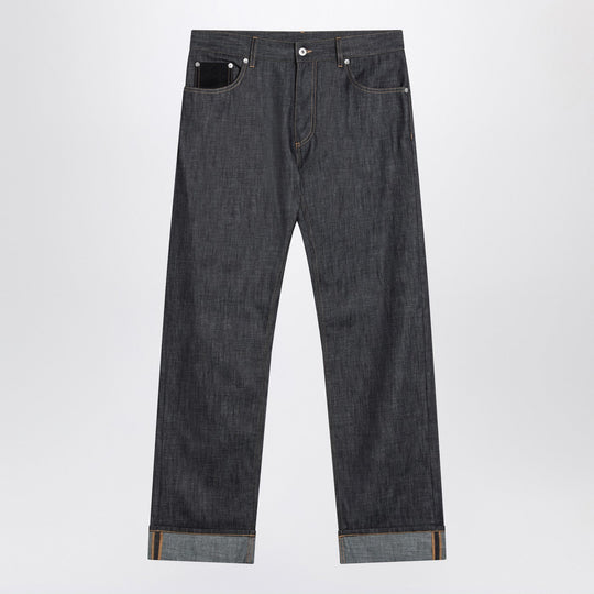 Indigo Blue Jeans With Cuff