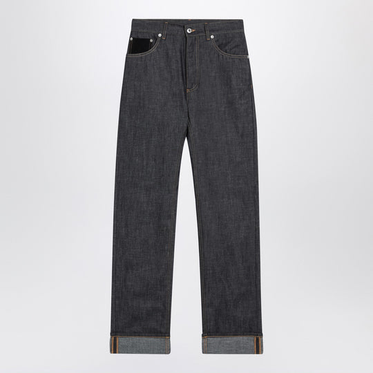 Jeans With Indigo Blue Turn-Up