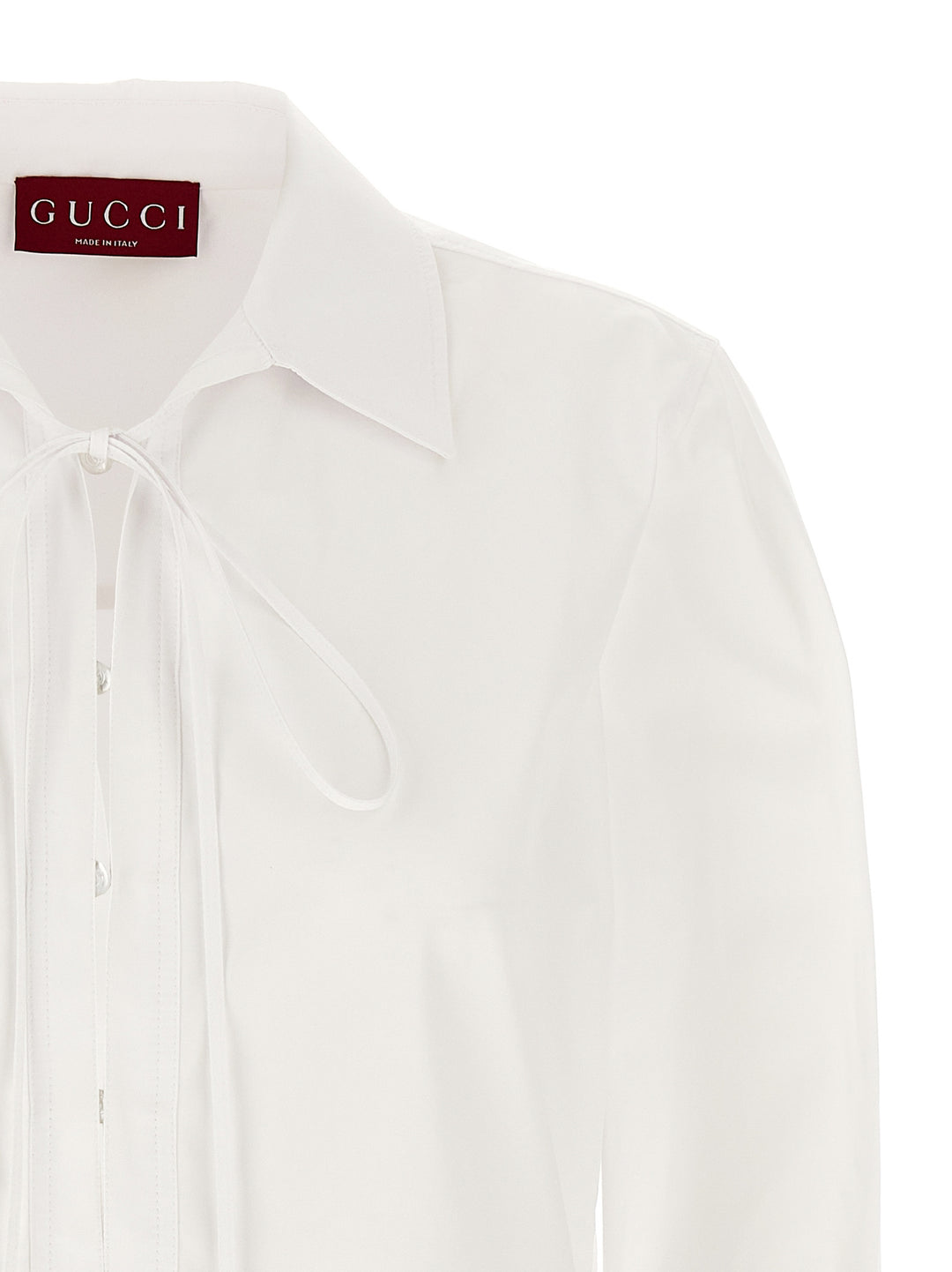Gucci Morsetto Chemisier Dress Dresses - White | 0608a707634b30603e70c5056254b0357c1ce9c7