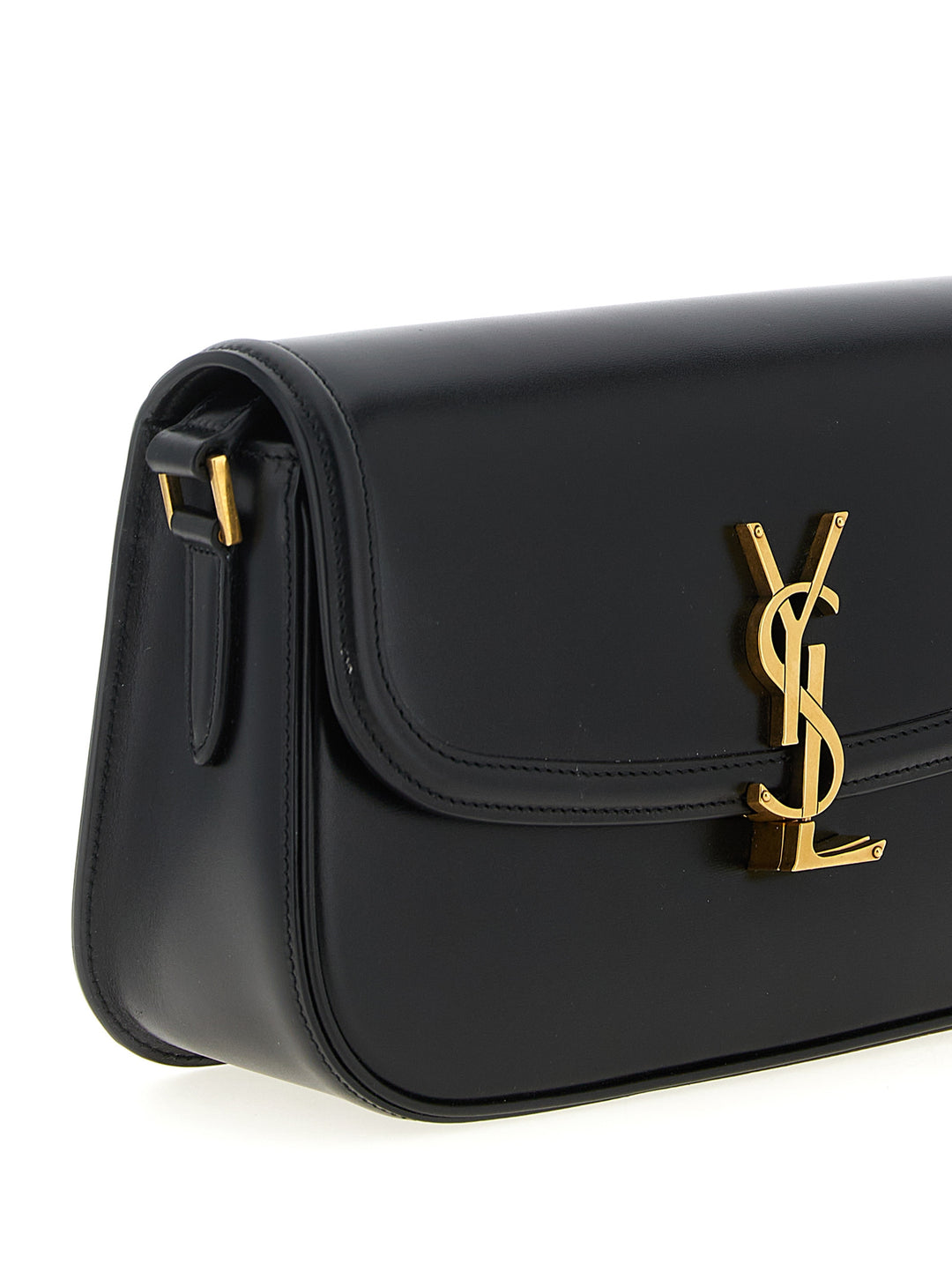 Saint Laurent Solferino Shoulder Bags - Black | fc98b3a51f0a0fe7d719b8a8bd035659487de545