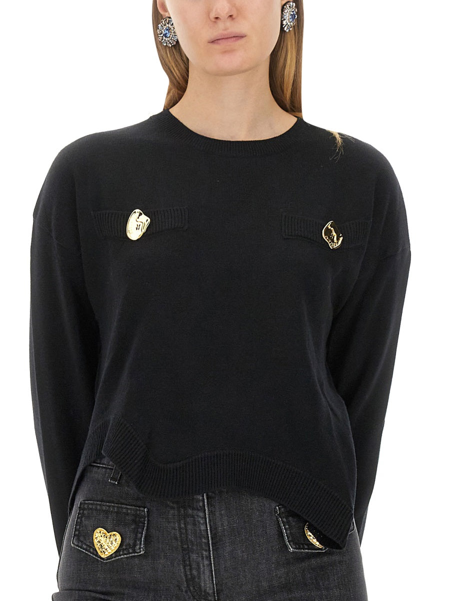 Moschino Sweaters - Black | Wanan Luxury