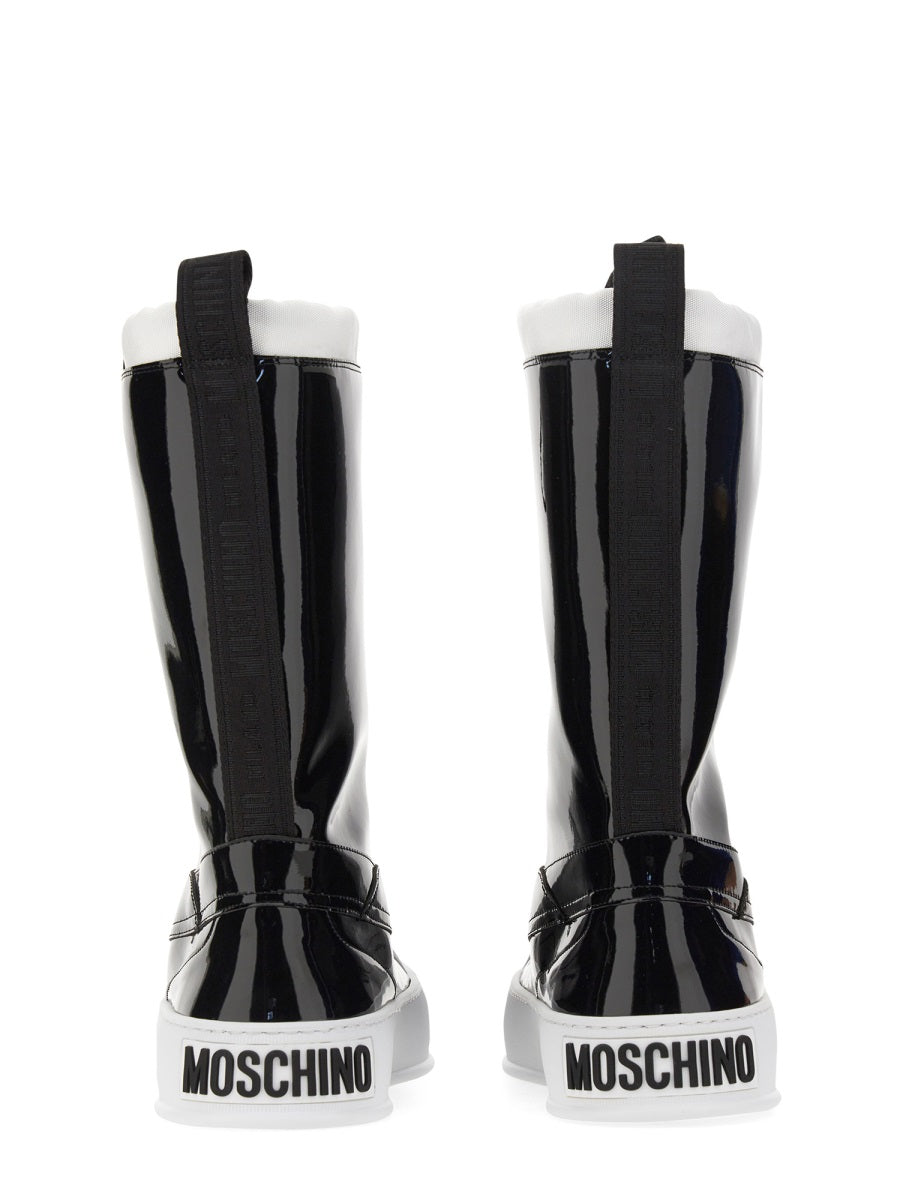 Moschino Boots - Black | Wanan Luxury