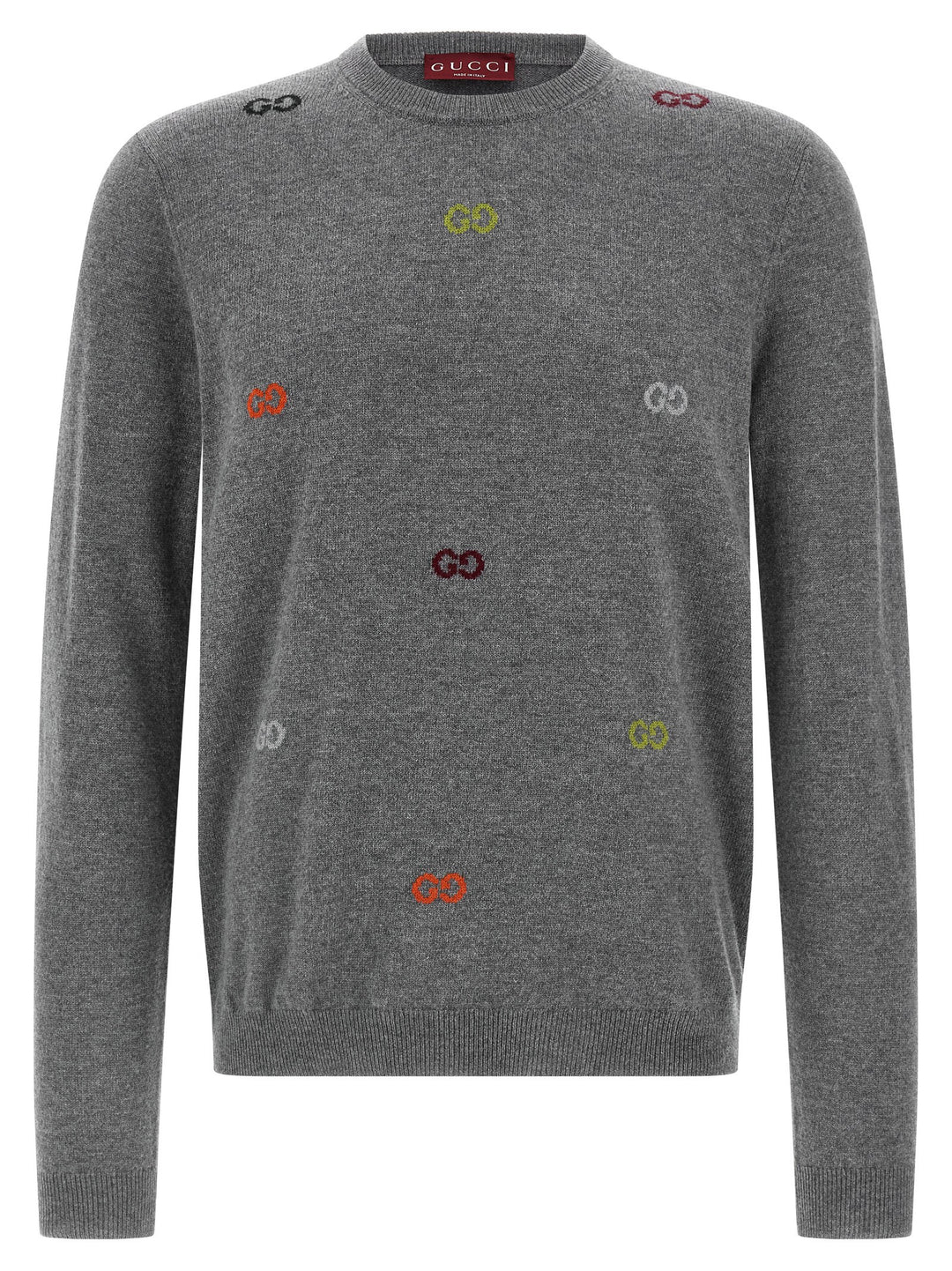 Gucci Gg Intarsia Sweater Sweaters and Cardigans - Gray | fa300e7e2b77c6ccfce0ccfe74e5651c45668e44