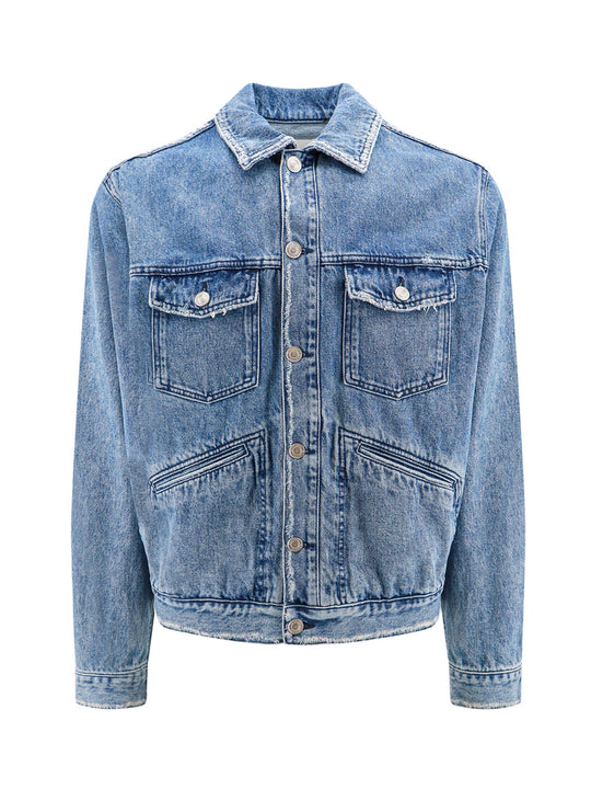 Denim Jacket With Used Effect