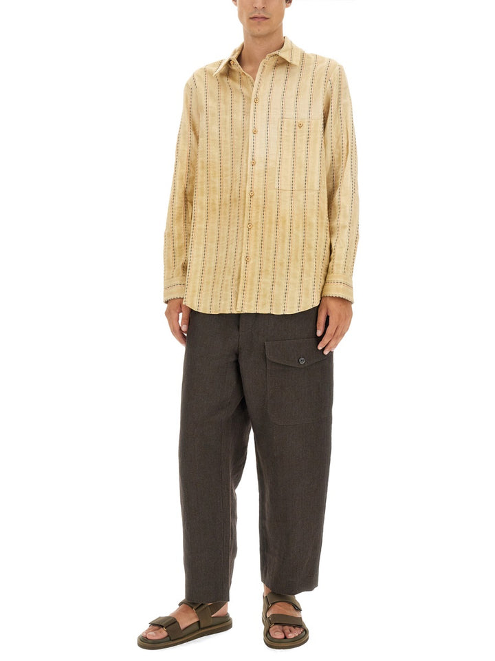 Uma Wang Shirts - Beige | 4642565d5855d6bd722db9f1ffeee352fdbe9c49