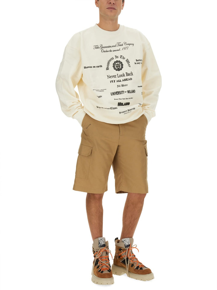 MSGM Sweatshirts - Beige | Wanan Luxury