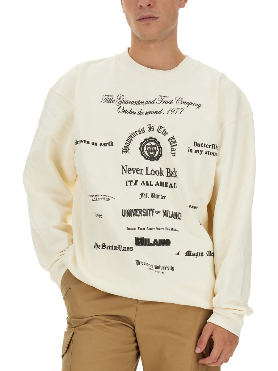 MSGM Sweatshirts - Beige | Wanan Luxury
