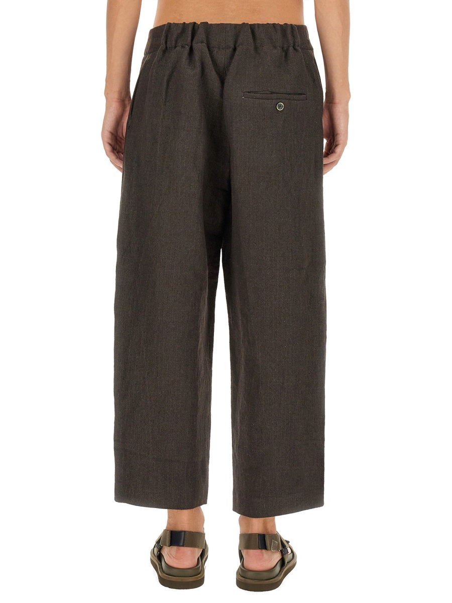 Uma Wang Pants - Brown | 6032214a2ba180fb2d4e6b78e816d0bec64c8e47