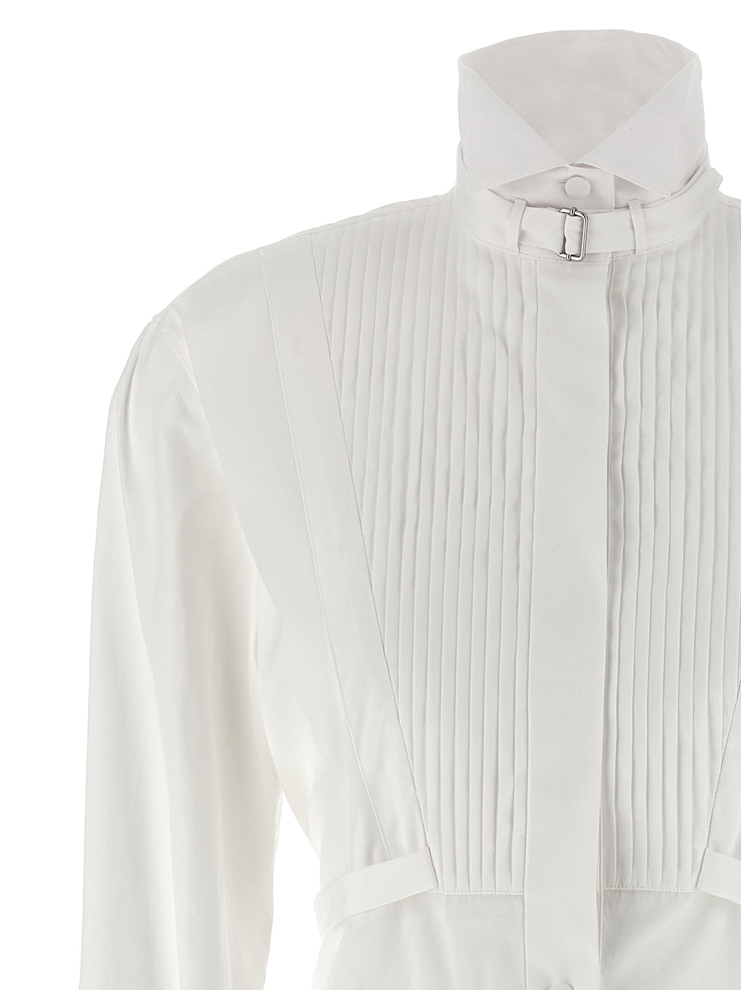 Mcqueen Tuxedo Chemisier Dress Dresses - White | be0ce510130fec1dd9a69086b1890c40735e1194