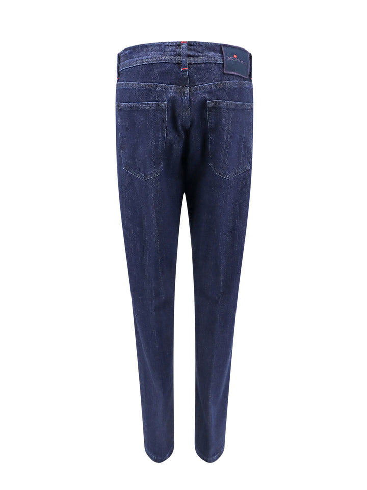 Kiton Ciro Paone Jeans - Blue and green | e7caea29dea1d817c51decf3ba648a3ed5452ec4