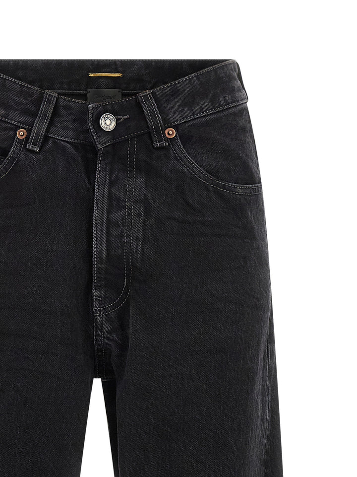 Saint Laurent V Waist Jeans - Black | 01f713b7ac61ff59f9278f0df29ac499ffac52d5