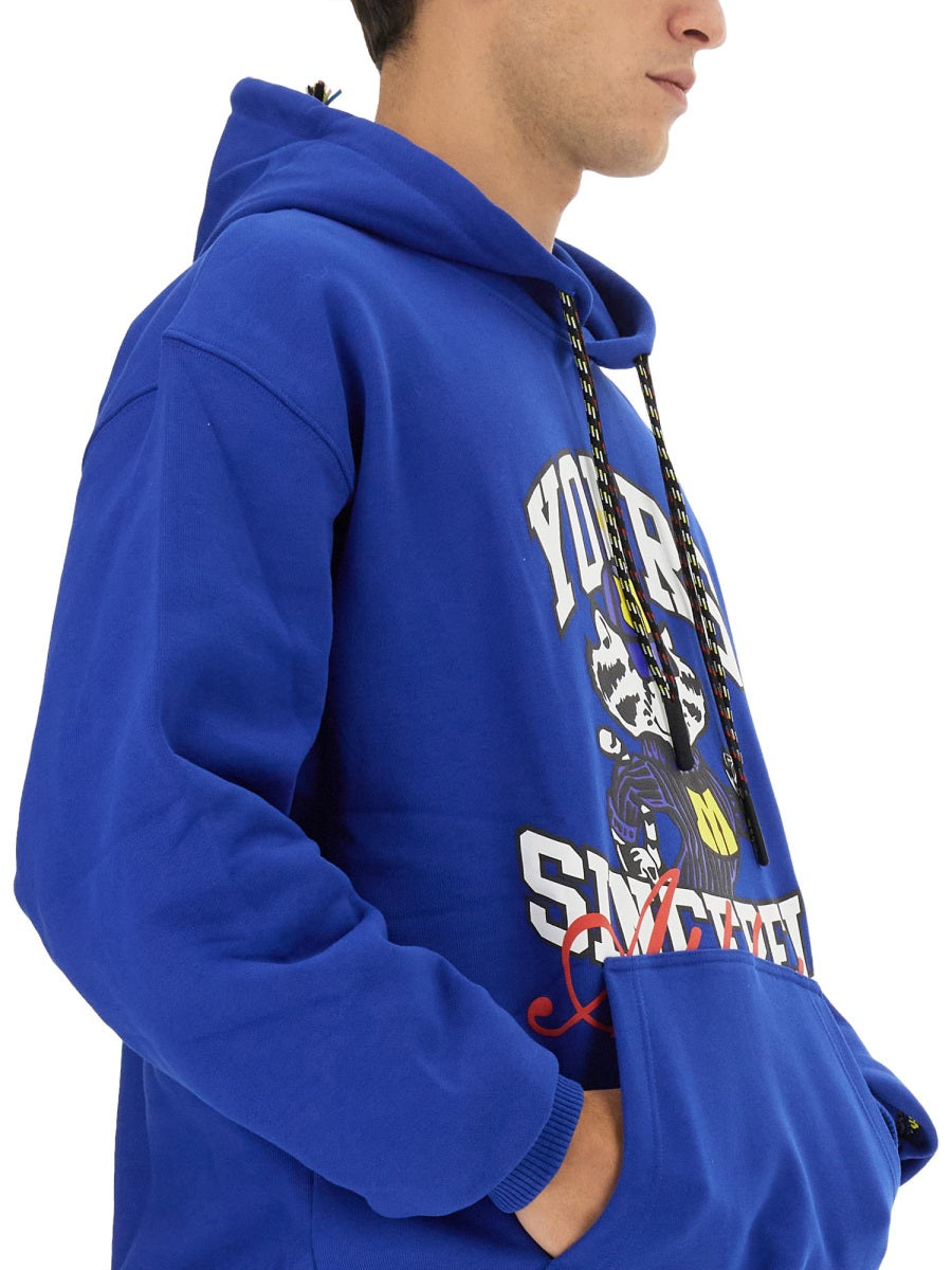 MSGM Sweatshirts - Blue | Wanan Luxury