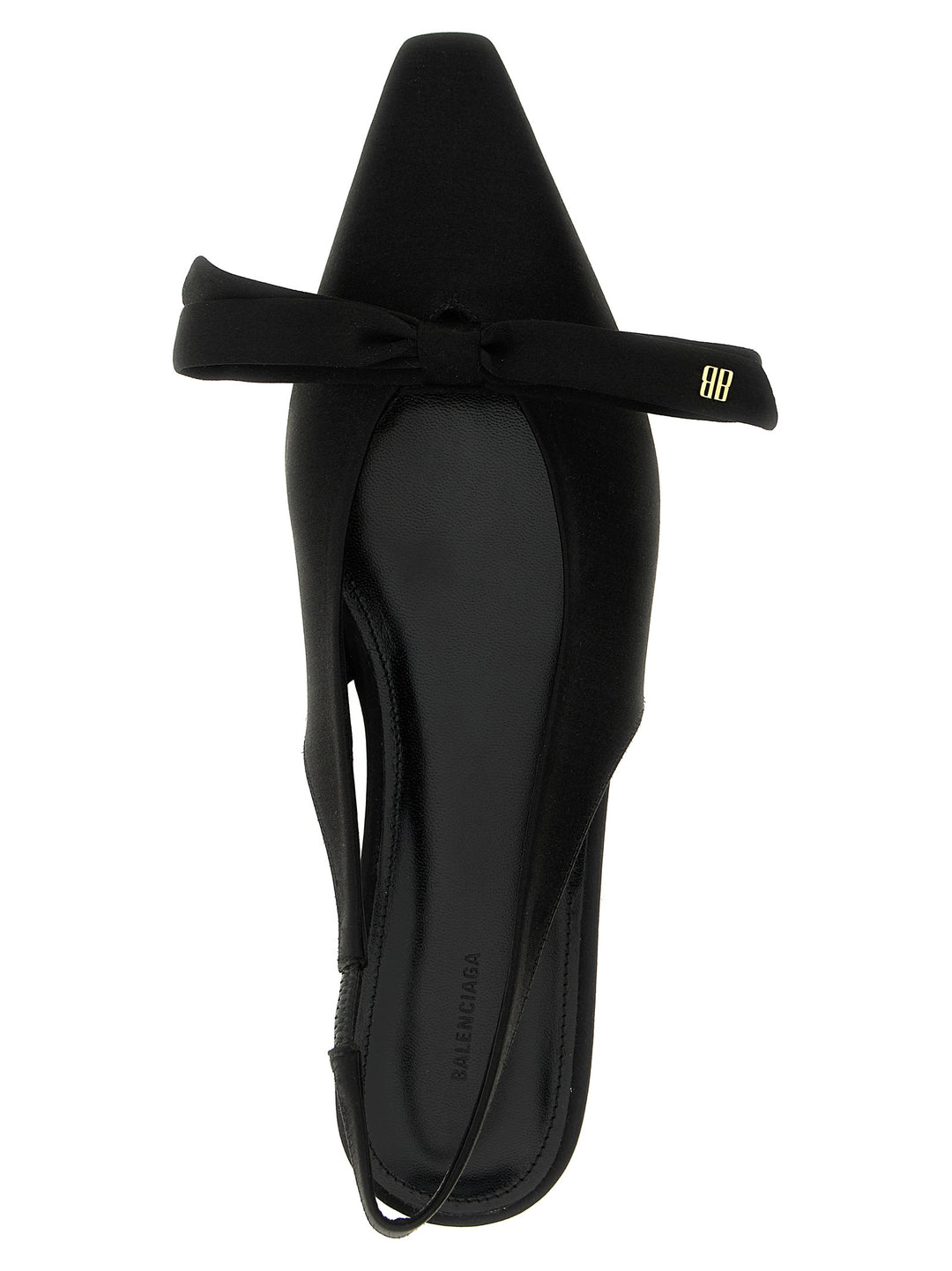 Balenciaga Nano Bow Sling Flat shoes - Black | 16b1bb70e85cc3e2af6c3fc7e30fcd10aa247d7f